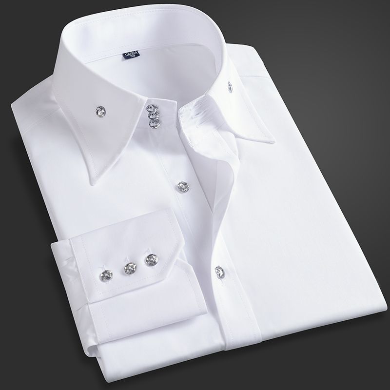 Men Formal Wear In Summer - Spring Autumn Men's Executive Shirt Korean