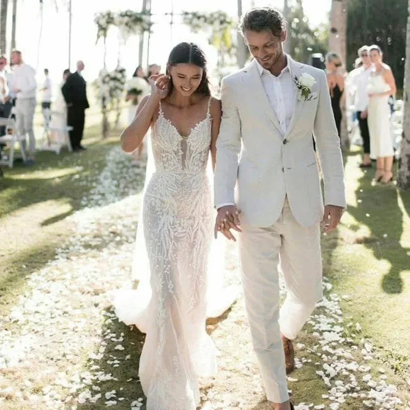 Linen Wedding Tuxedo For Men S - đánh giá và giá Men Formal Wear In Summer