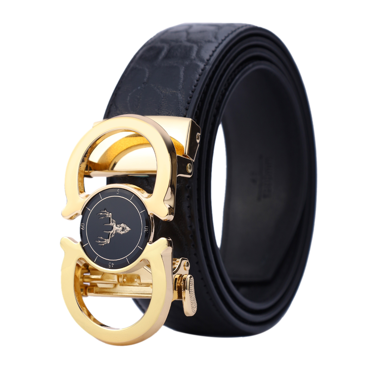 Men's Automatic Buckle Belt -  - đánh giá và giá Men Formal Wear With Jeans